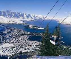 Skyline Gondola above Queenstown.